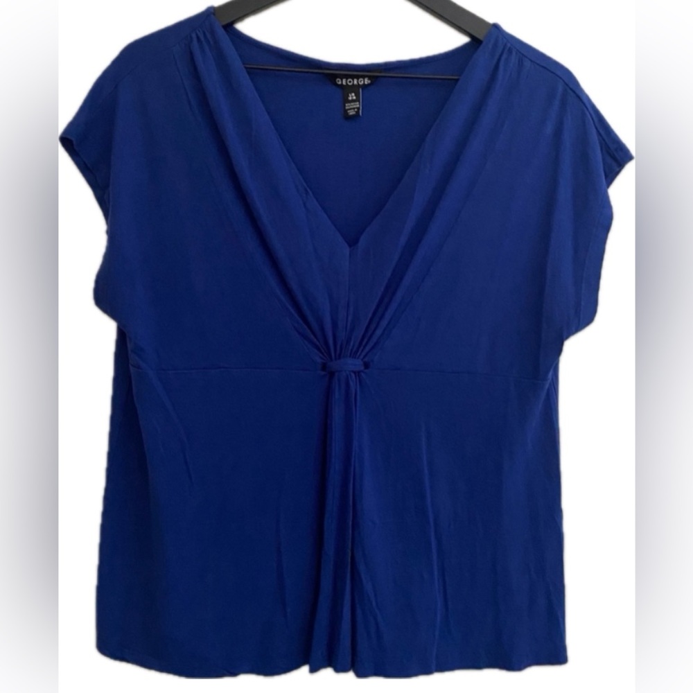 George Women’s Blue Blouse, Size Large.